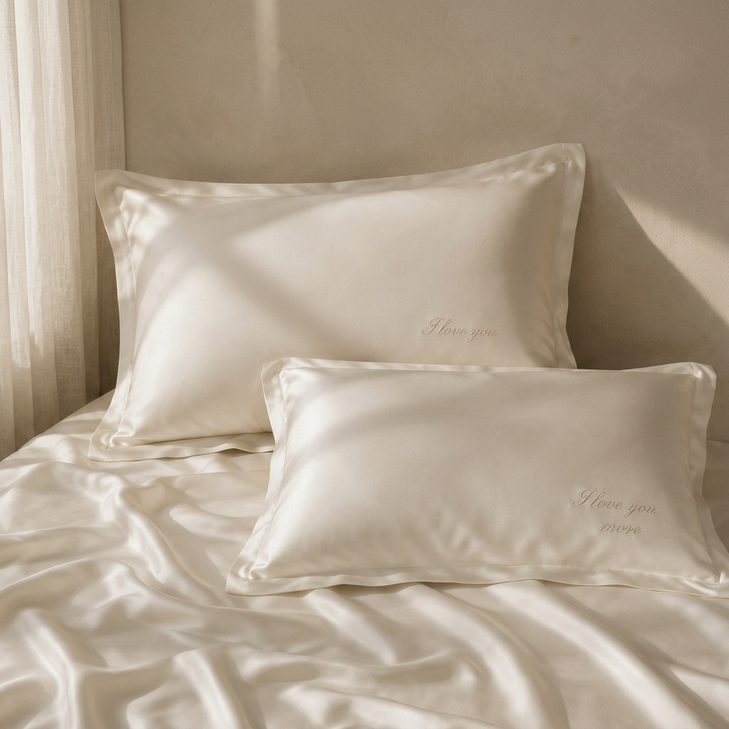 The Amoureux Pillowcase Set in Ivory — washable mulberry silk dress by Scarlett Adele, photographed in warm Australian and Los Angeles light.